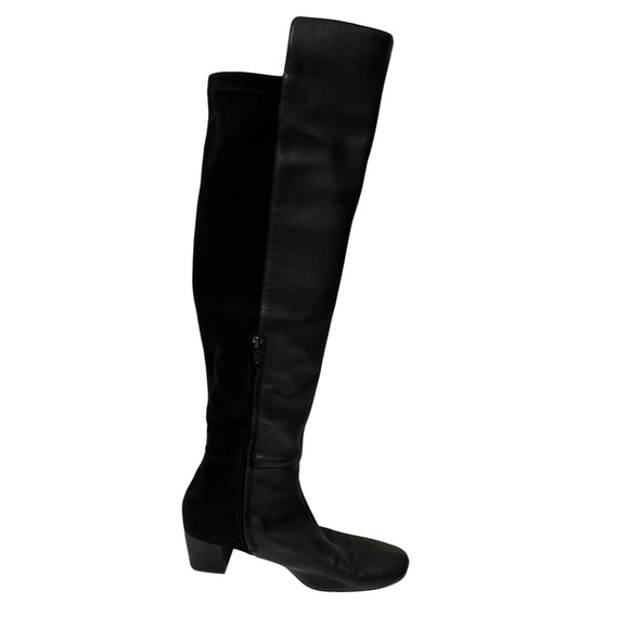 Nine West Black Over the Knee Boots Size 7 1/2M - Picture 12 of 13